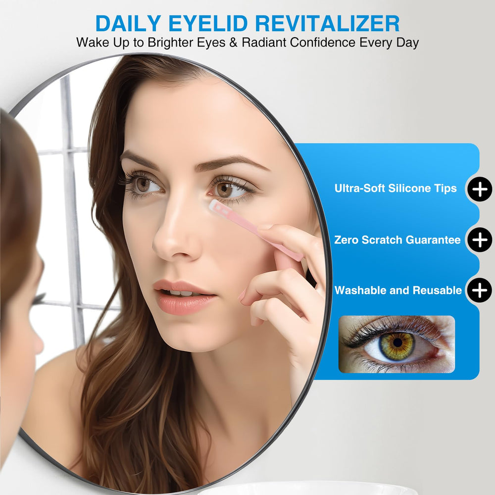 NKQ Eyelid Brush removes dirt, oil, and debris to promote cleaner eyelids.