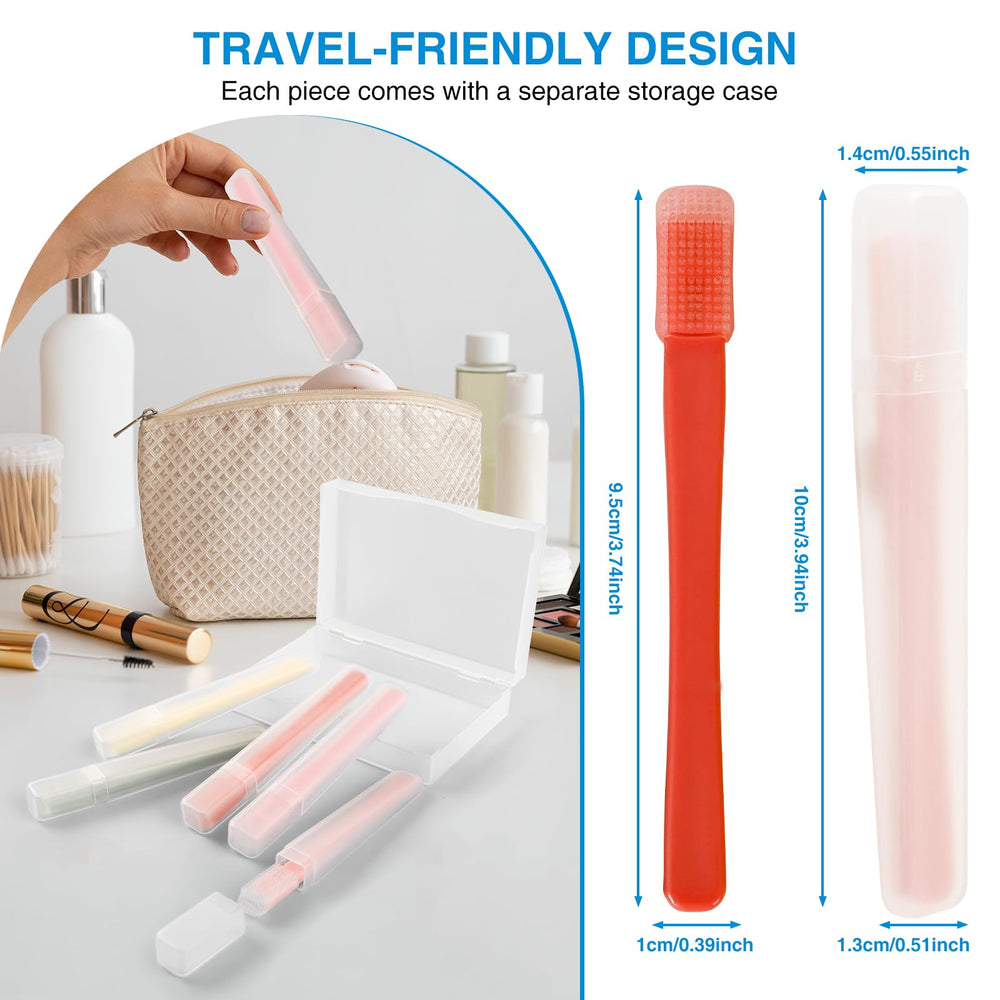 NKQ Eyelid Brush helps dry eyes feel more comfortable with routine cleansing.