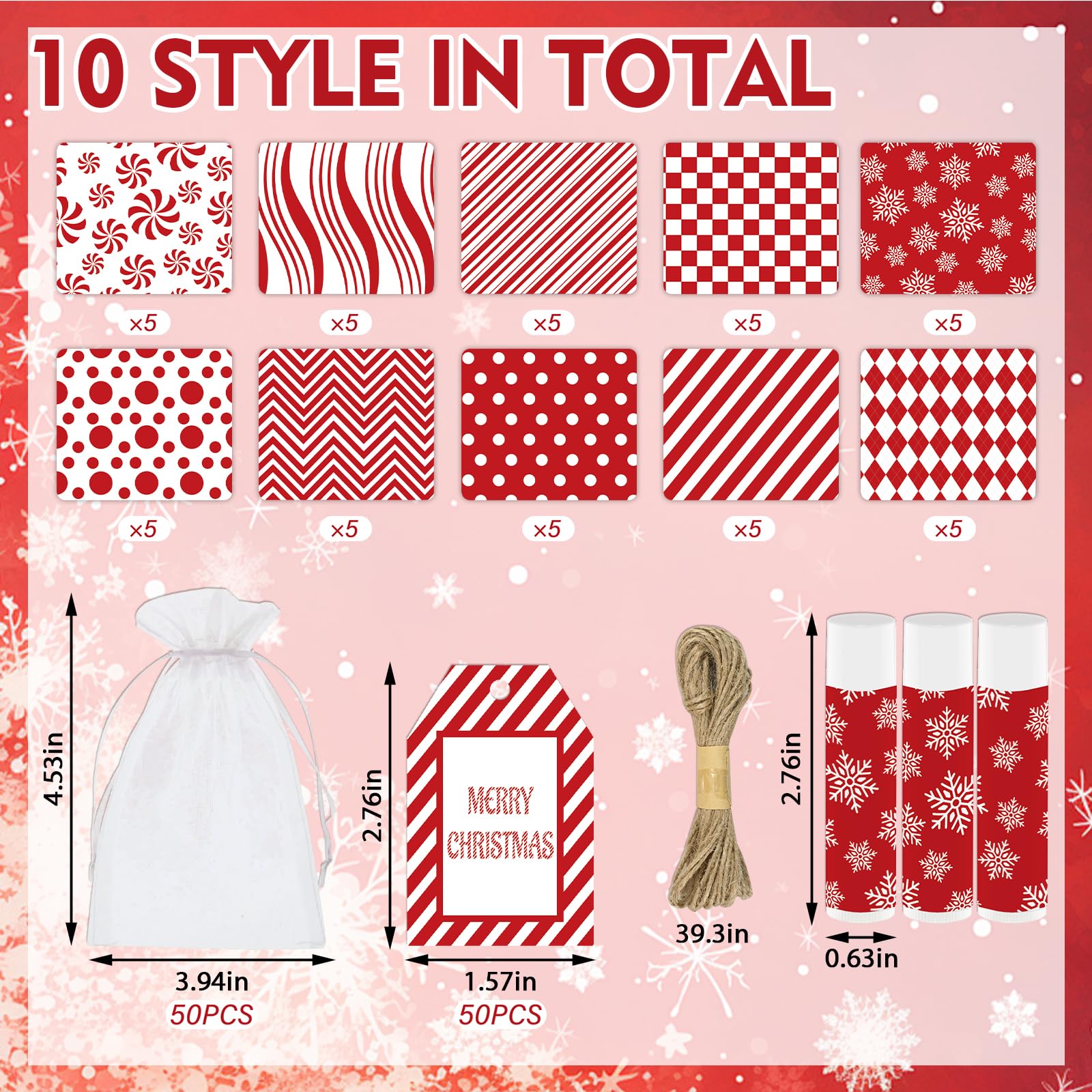 Nlicrst lip balms with festive patterns are perfect for seasonal gifting.