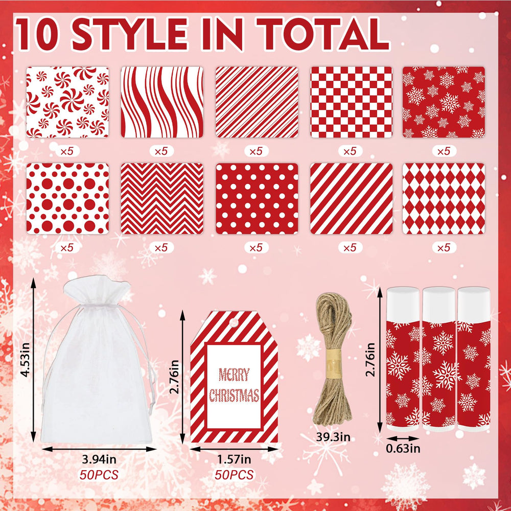 Nlicrst lip balms with festive patterns are perfect for seasonal gifting.