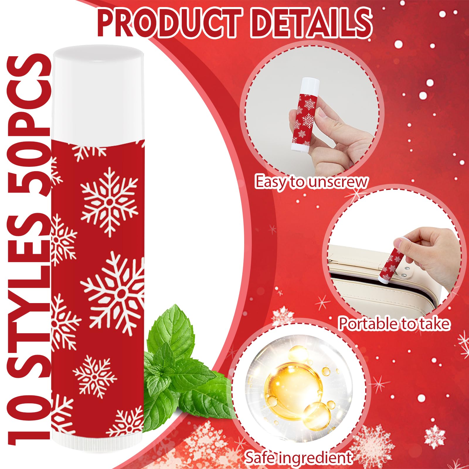 Nlicrst lip balms showcase vanilla-soft flavor for a comforting lip care moment.