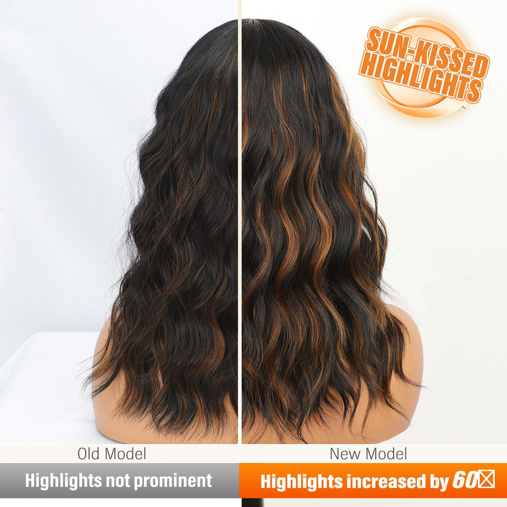 Nnzes shoulder-length bob with soft waves for polished day-to-night looks.