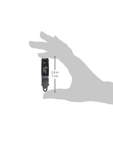 No-mes compact design showing emptying compartment for mess-free disposal.