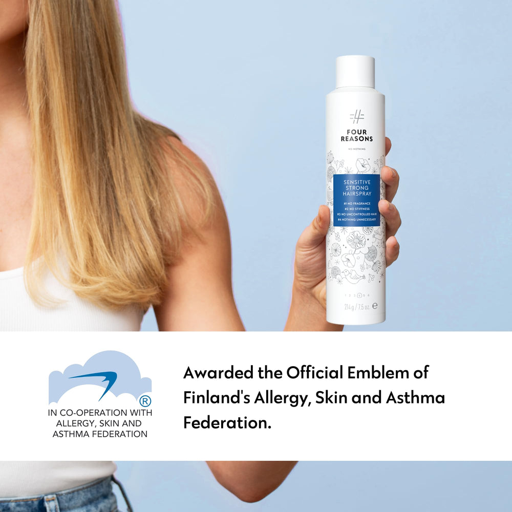 No Nothing allergy association approval badge for sensitive users.