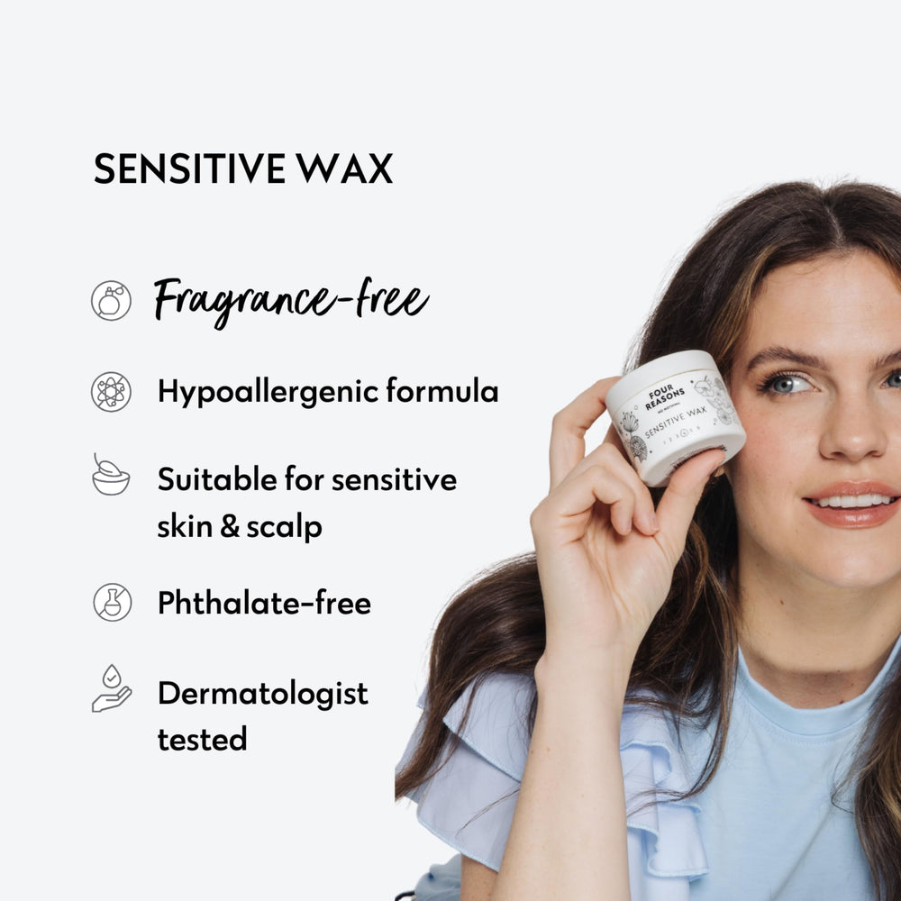 No Nothing Hair Wax hypoallergenic formula supports sensitive scalps during daily use