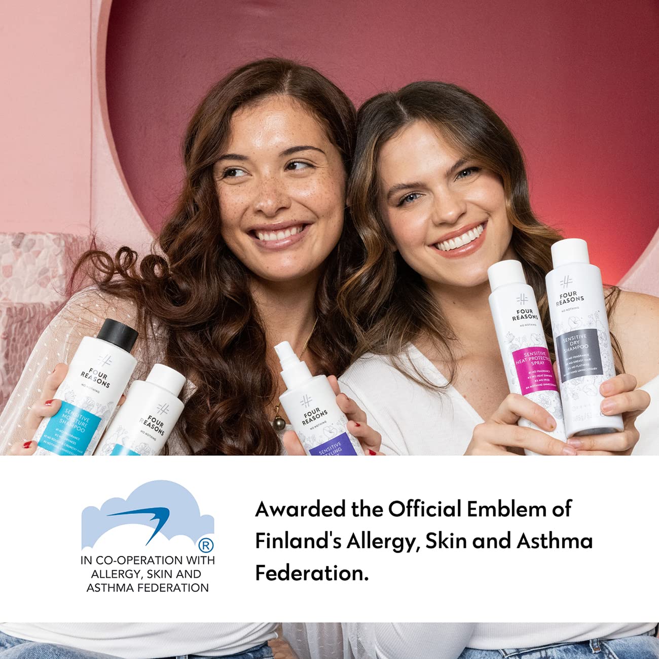 No Nothing heat protectant spray supports versatile curl styling with protection.