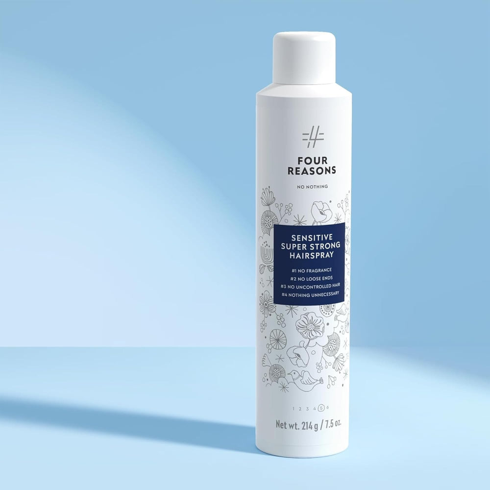 No Nothing Sensitive Extra Hold hairspray wind scene highlights humidity resistance for styles.