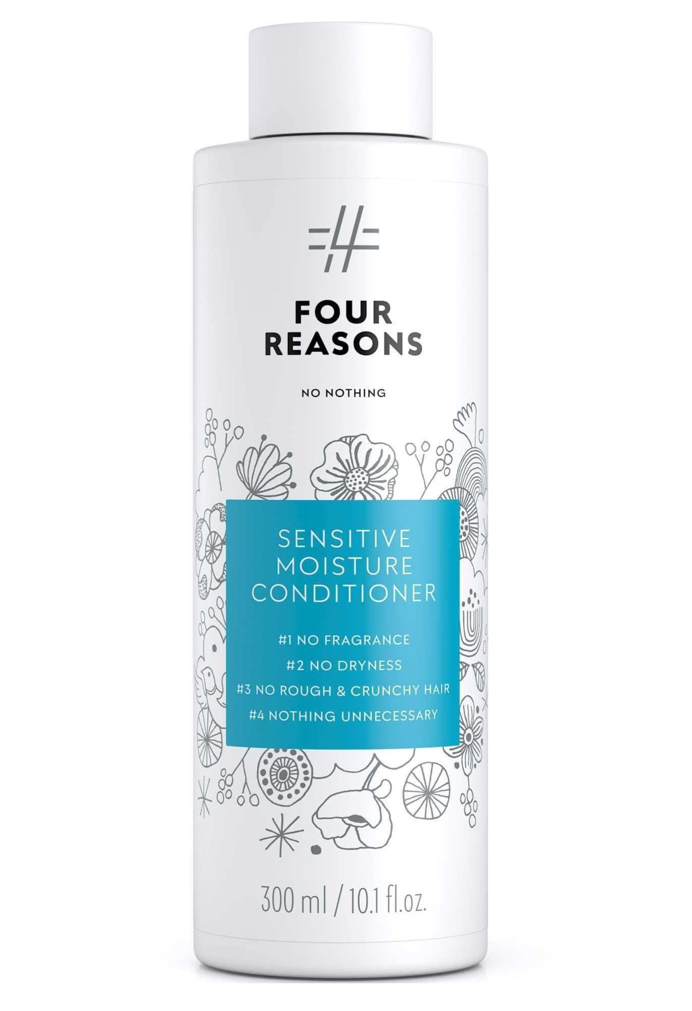 No Nothing Sensitive Moisture Conditioner bottle front view, fragrance-free formula for sensitive scalp.