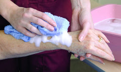 No-Rinse Body Bath used for perineal cleanse with rinse-free convenience.