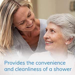 No-Rinse Body Bath refreshing skin after activity.