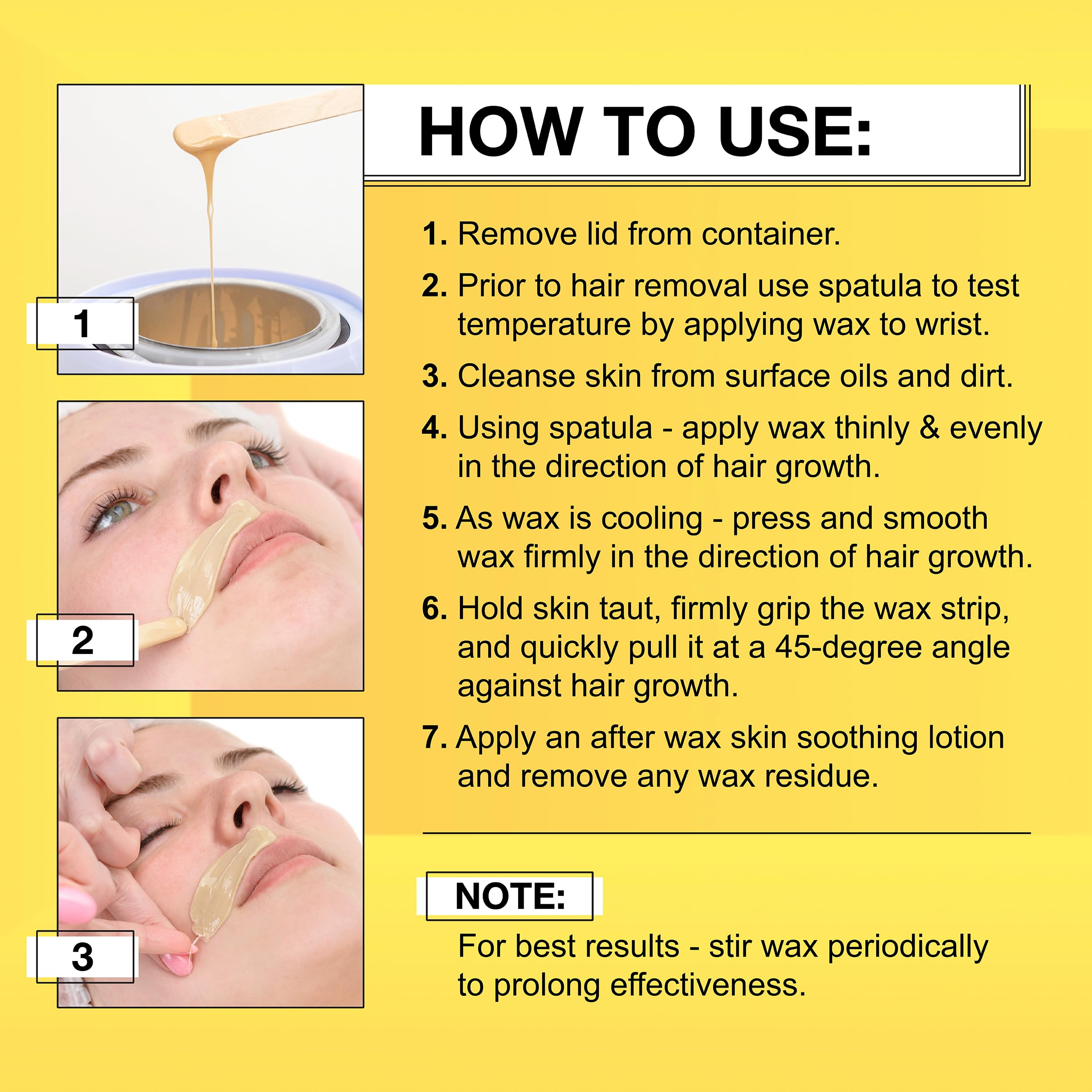 No-Tweeze packaging 4oz bottle signals salon-grade quality for home use
