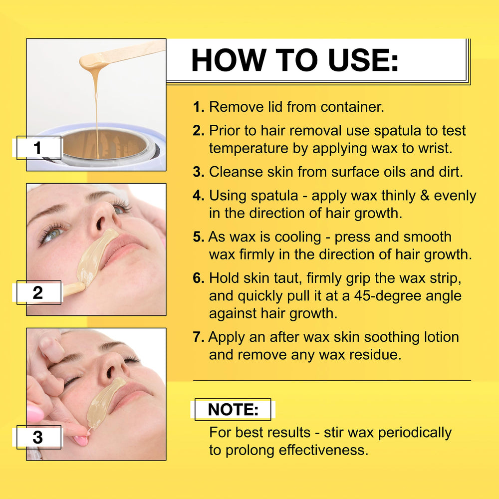No-Tweeze packaging 4oz bottle signals salon-grade quality for home use