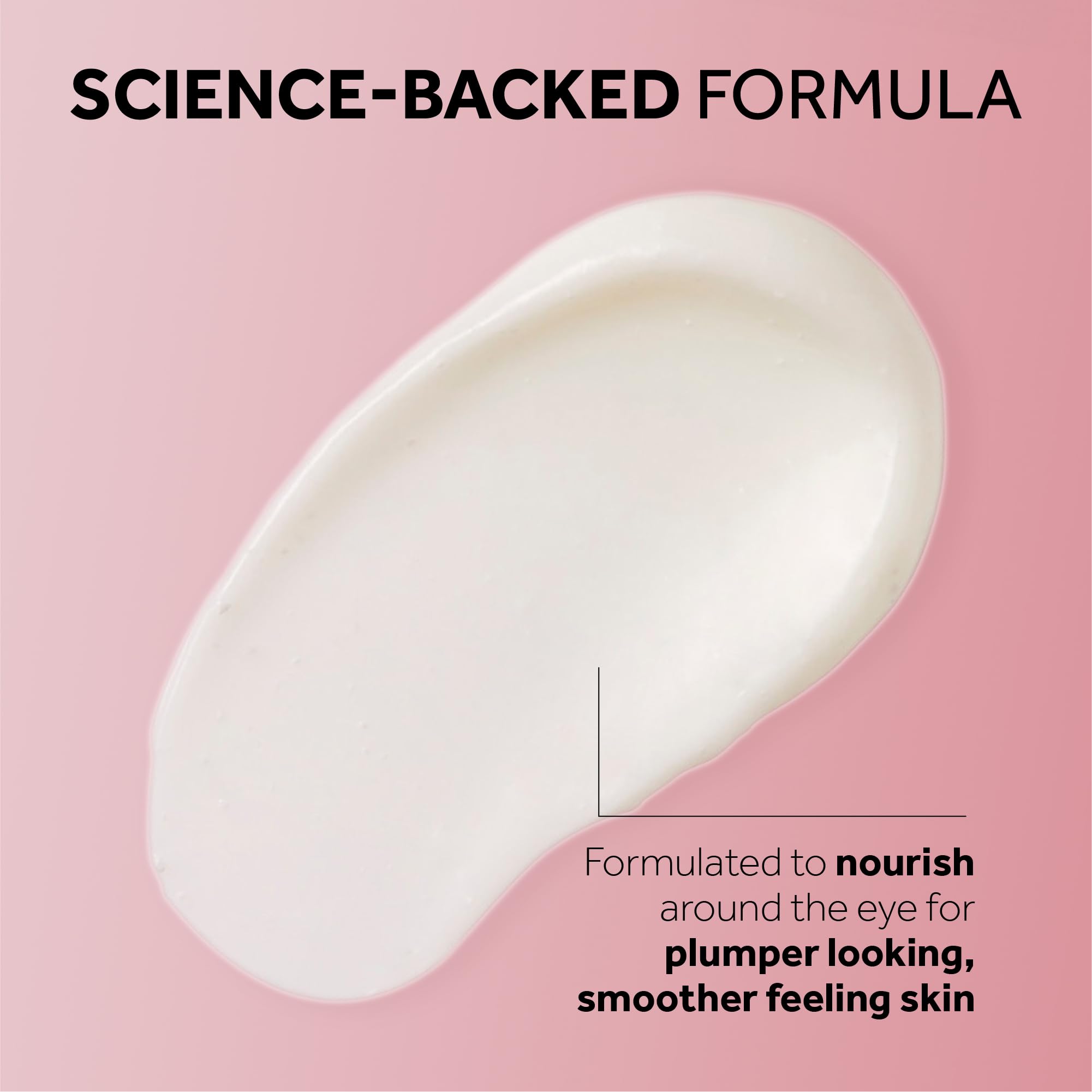 No7 Restore & Renew image shows brightening effect near the eyes.