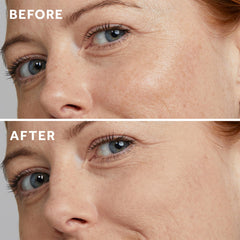 No7 Flawless Finish Loose Powder matte finish close-up showcases texture and smooth skin.