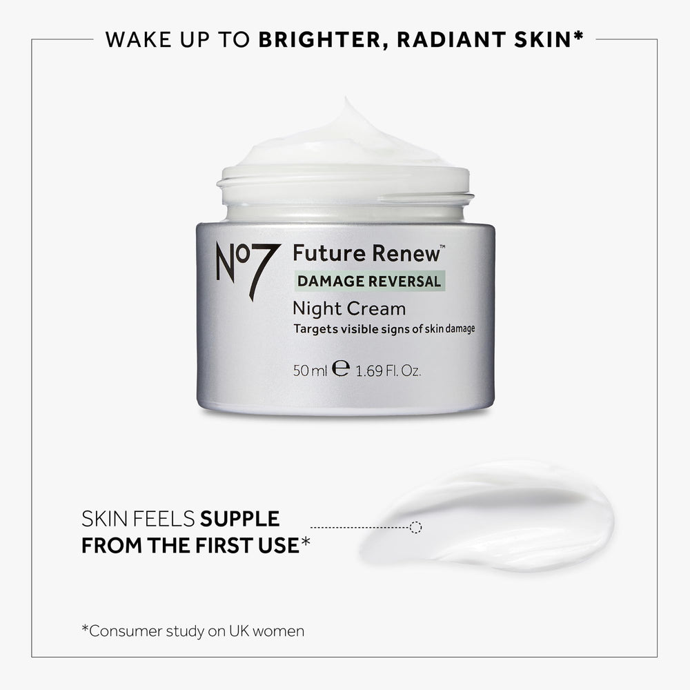 No7 Future Renew Day Cream SPF25 being applied for daily protection and glow