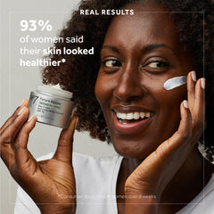 Close-up of No7 Future Renew Serum texture showing lightweight finish for sensitive skin