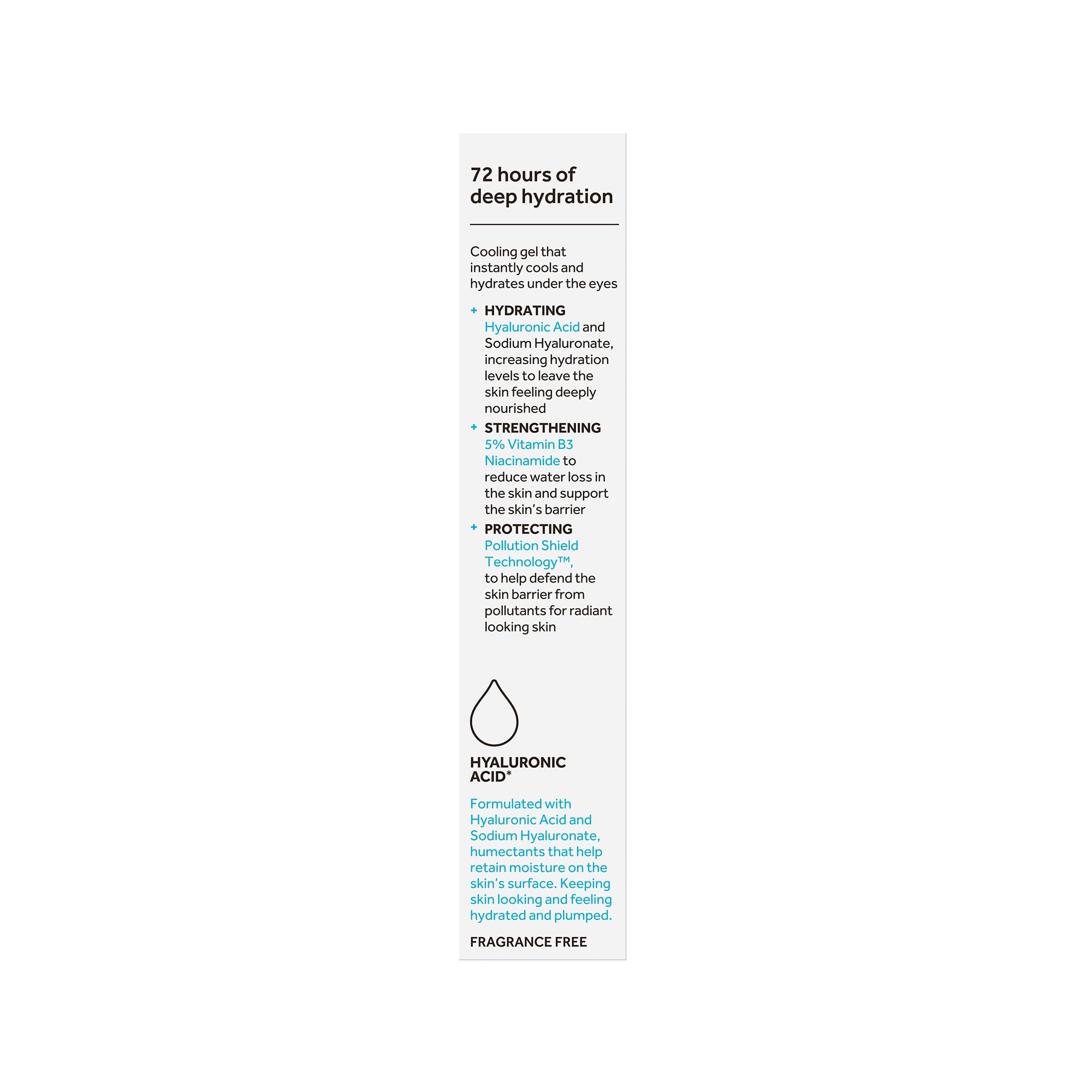 No7 HydraLuminous+ gel for day and night use supports gentle, effective hydration.