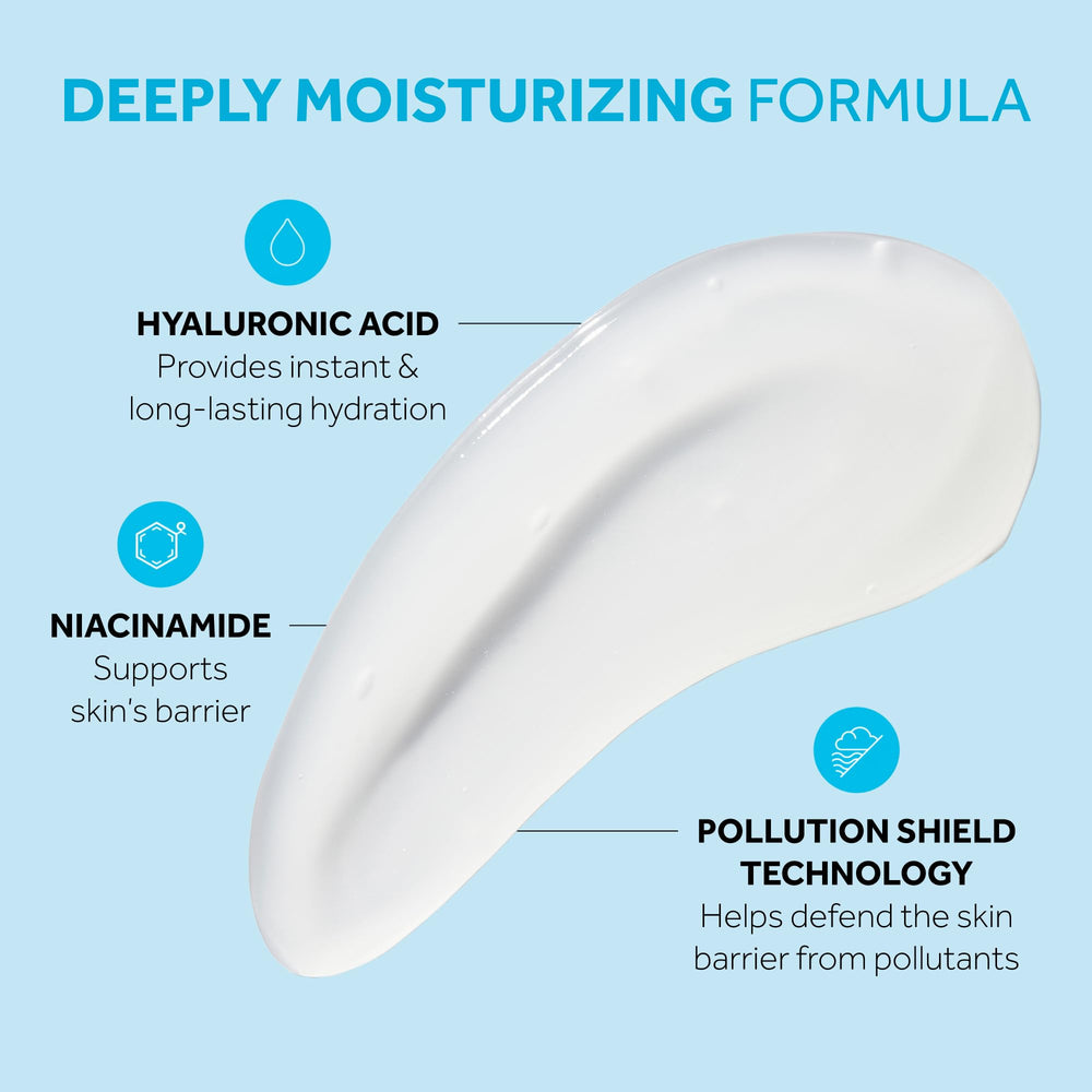 No7 HydraLuminous+ hyaluronic acid close-up shows multi-weight hydration benefits.