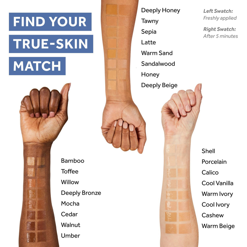 No7 foundation bottle highlighting hydrating dewy finish