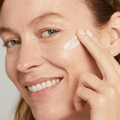 No7 Lift and Luminate hyaluronic acid swirl highlights plumping hydration for firmer-looking skin.