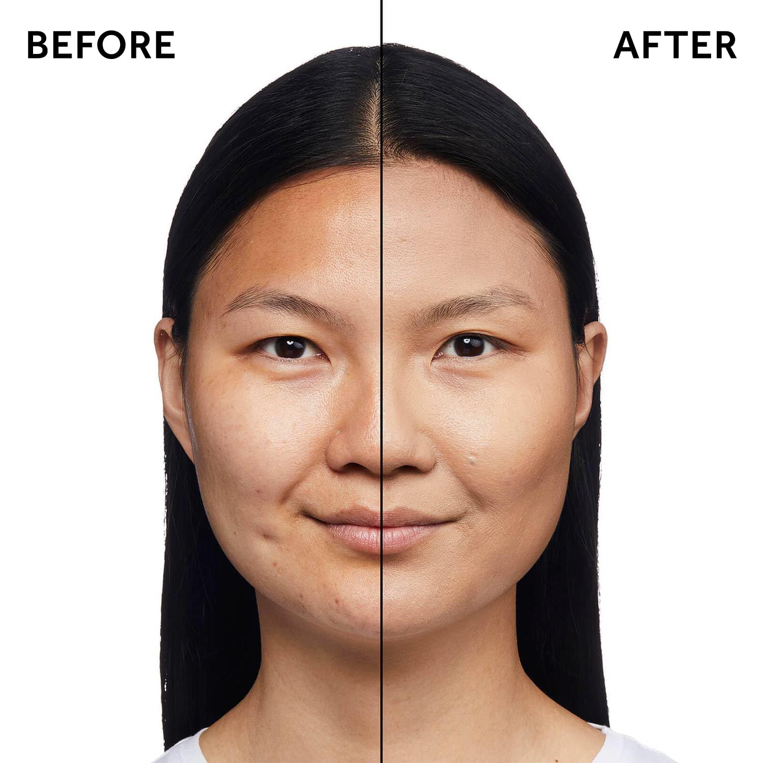 No7 Lift & Luminate dewy base application showcases skin-blurring glow.