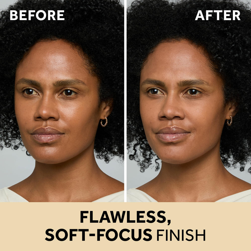 No7 Pro Artist loose setting powder soft-focus on face enhances complexion while reducing shine.