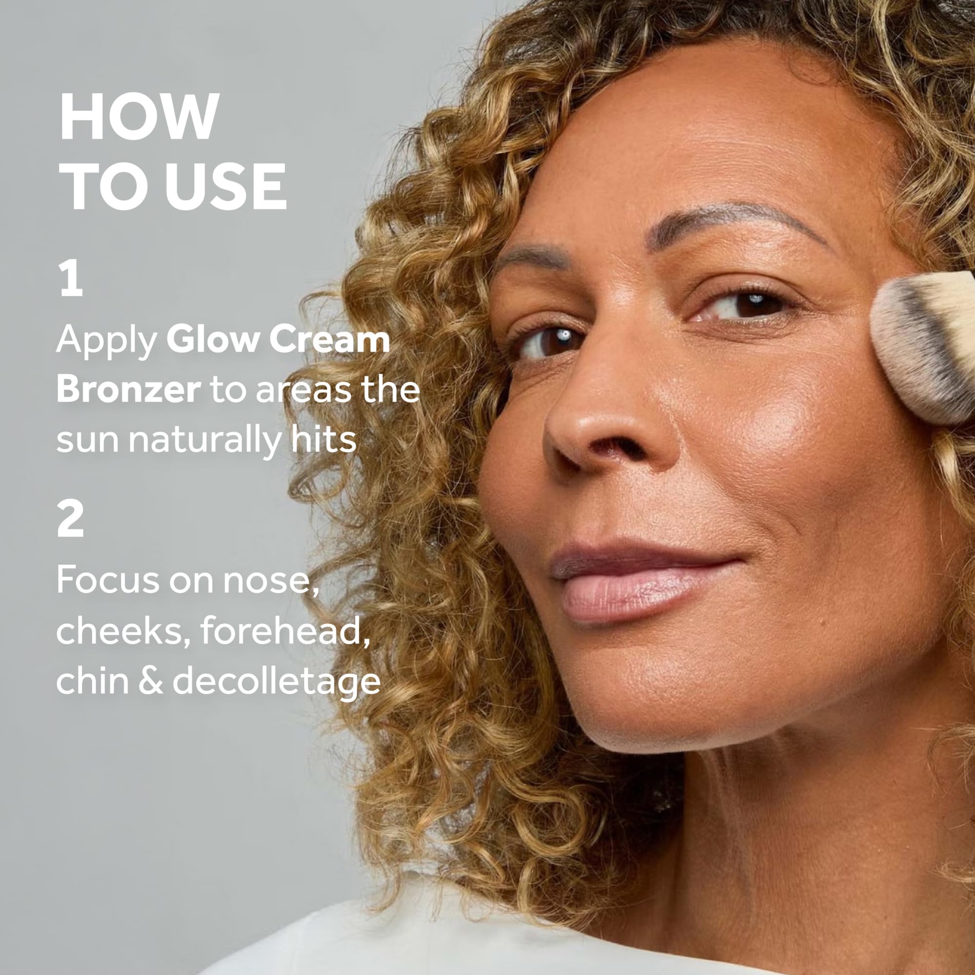 No7 Pro Artist Soft Glow Cream Bronzer applied over base makeup to enhance radiance