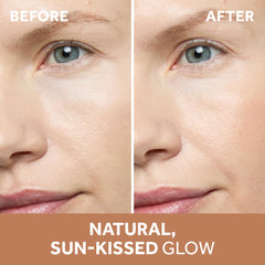 No7 Pro Artist Soft Glow Cream Bronzer swatch on arm demonstrating blendable texture