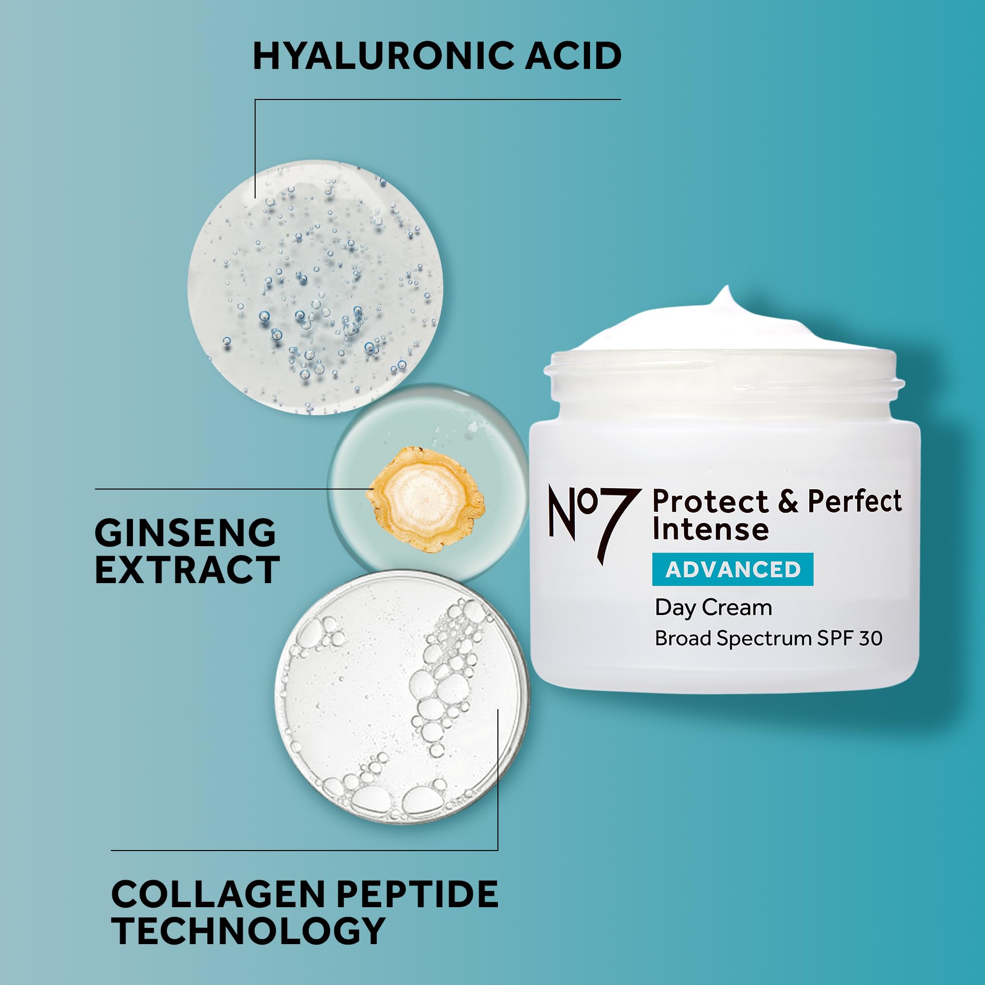 No7 Protect & Perfect Day Cream with SPF for sun protection.
