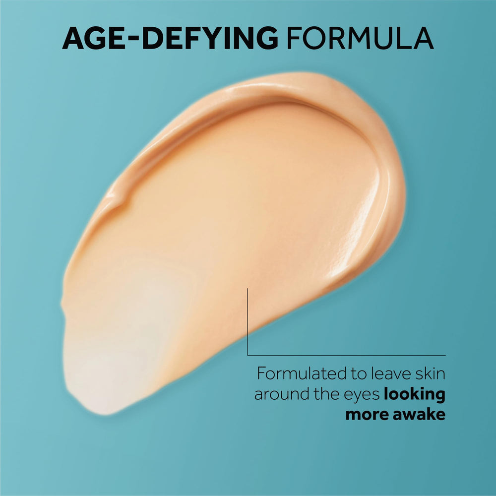 Morning skincare routine with No7 Protect & Perfect Eye Cream for hydration.