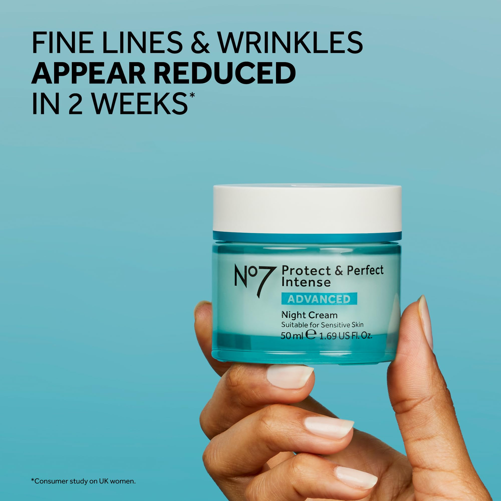 No7 night cream fragrance close-up emphasizes calming pre-sleep notes.
