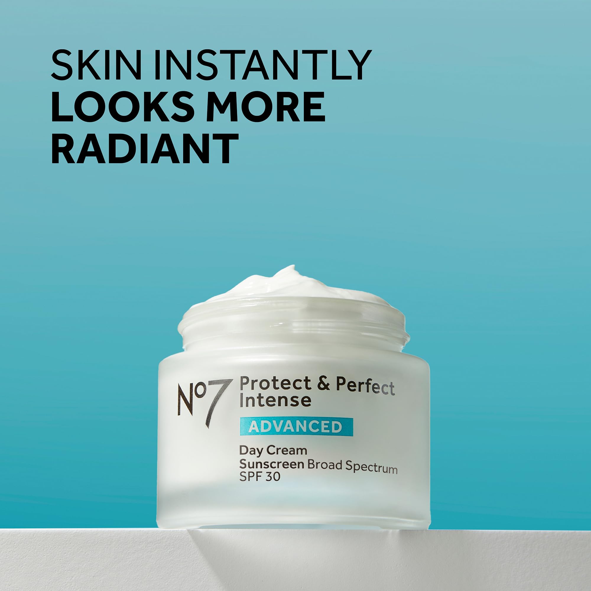 No7 Protect & Perfect night cream jar with shea butter for nourishing overnight moisture.