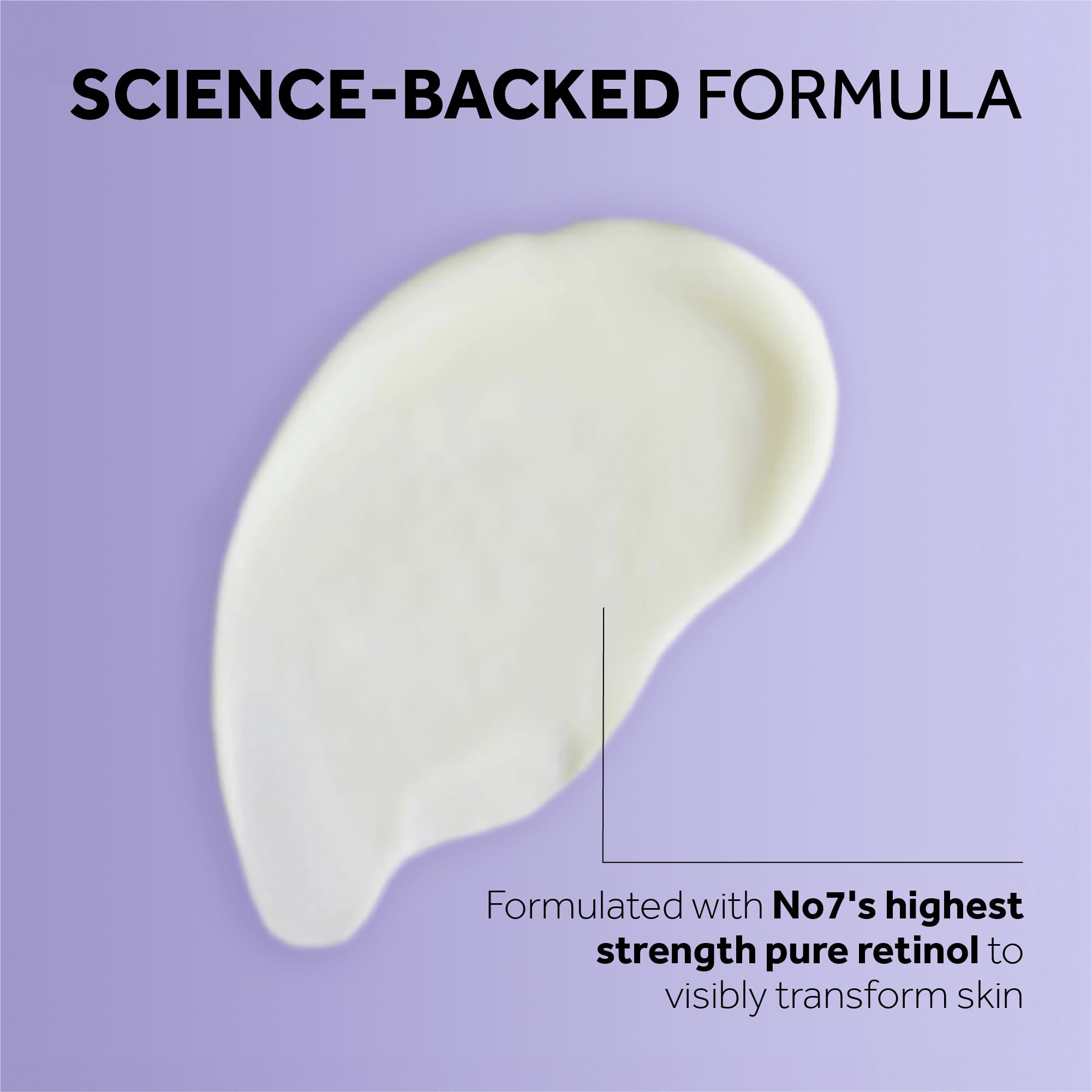 Model applying No7 Pure Retinol 1% Night Concentrate in night routine.