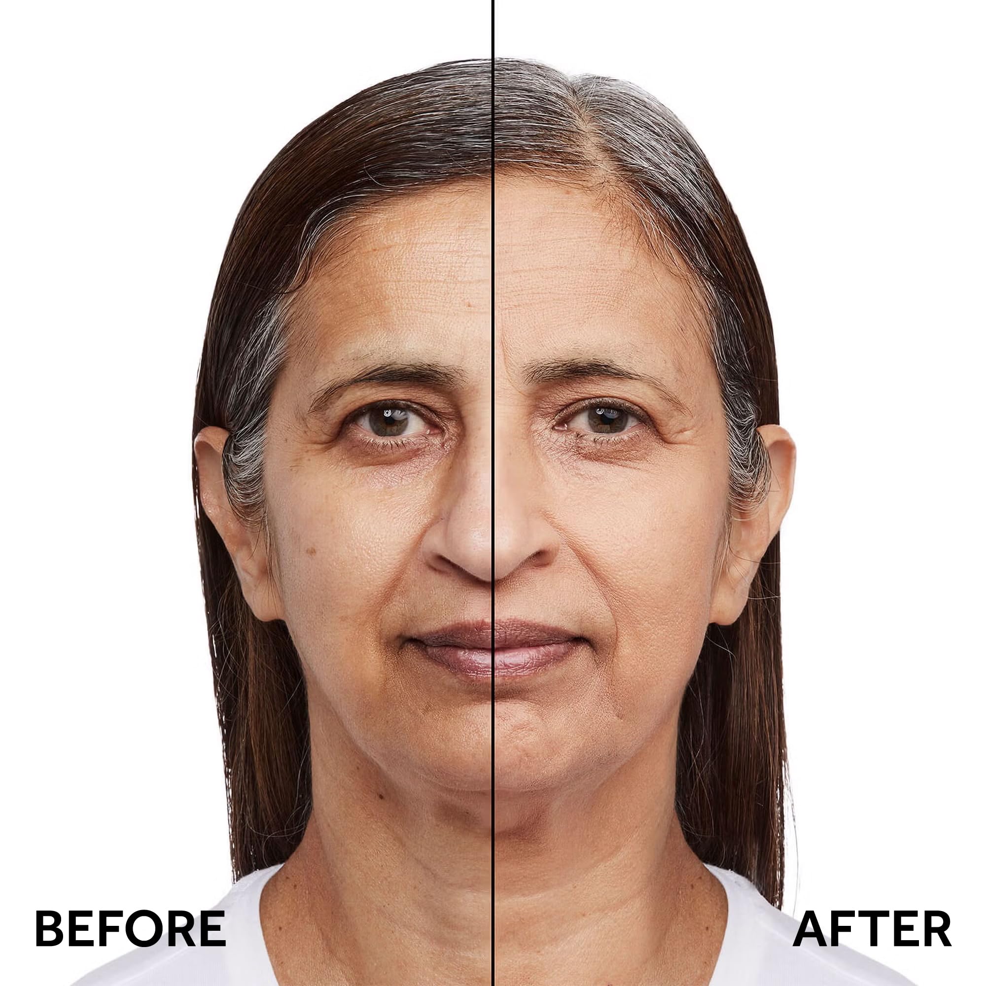 No7 Restore and Renew Serum Foundation wheat texture close up reveals creamy, hydrating consistency.