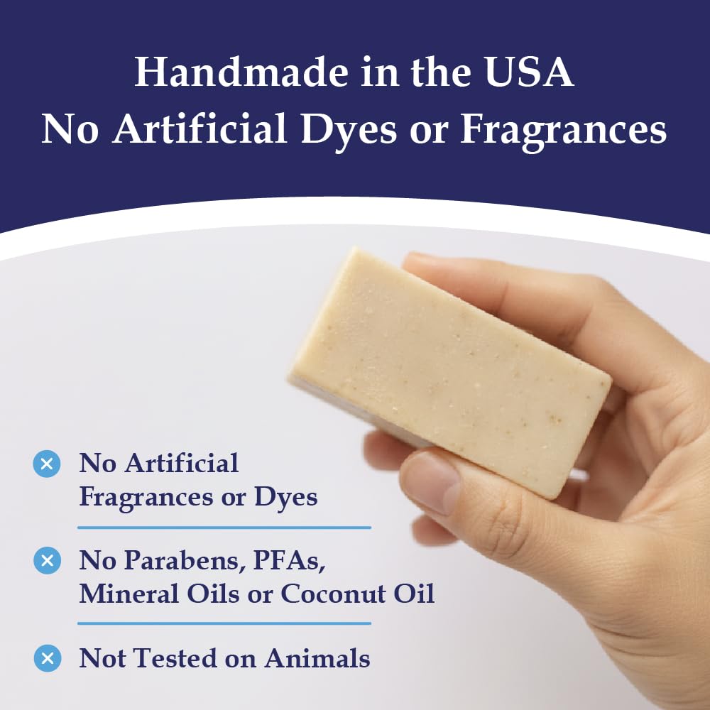 Noble Formula bar soap used in a daily routine across all skin types.