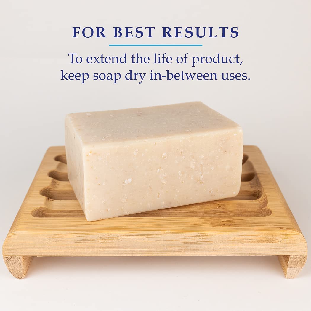 Noble Formula bar soap in shower setting highlights simple daily cleansing for all skin types.