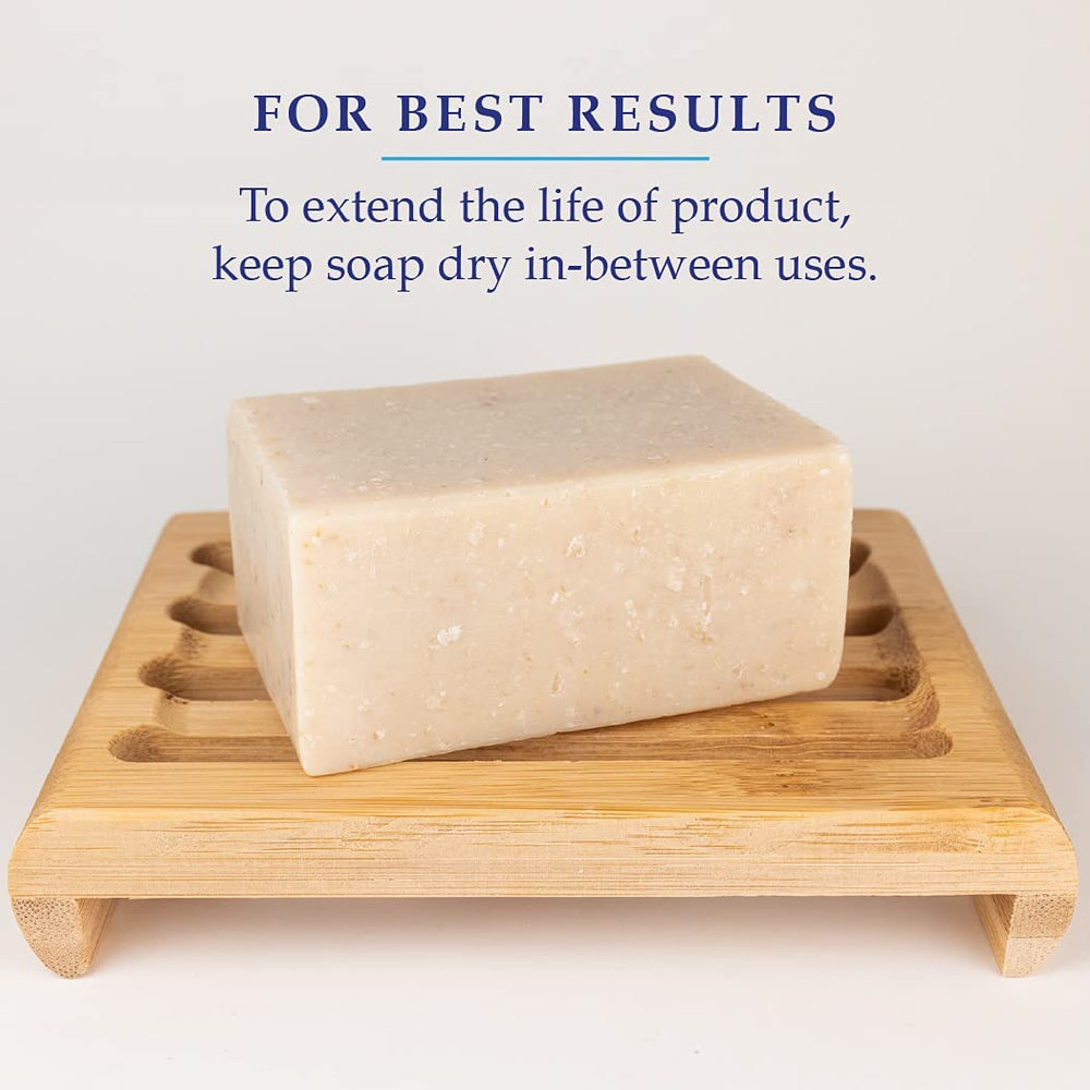Noble Formula bar soap in shower setting highlights simple daily cleansing for all skin types.