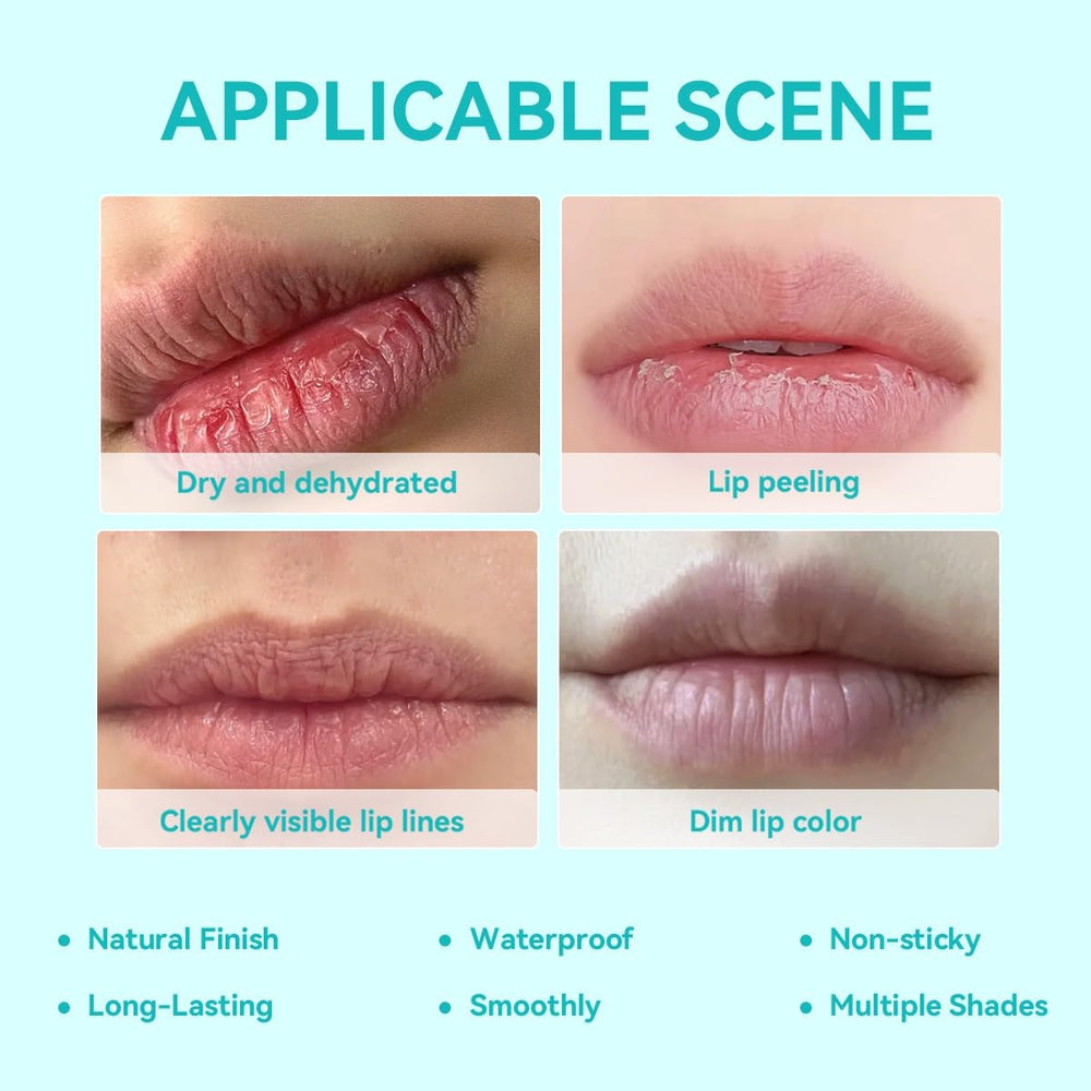 nocmosi lip tint gloss bottle highlights transfer-resistant color