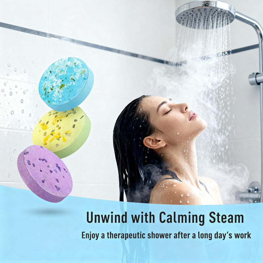 Nododugs lavender shower steamer creates calm focus during self-care routine