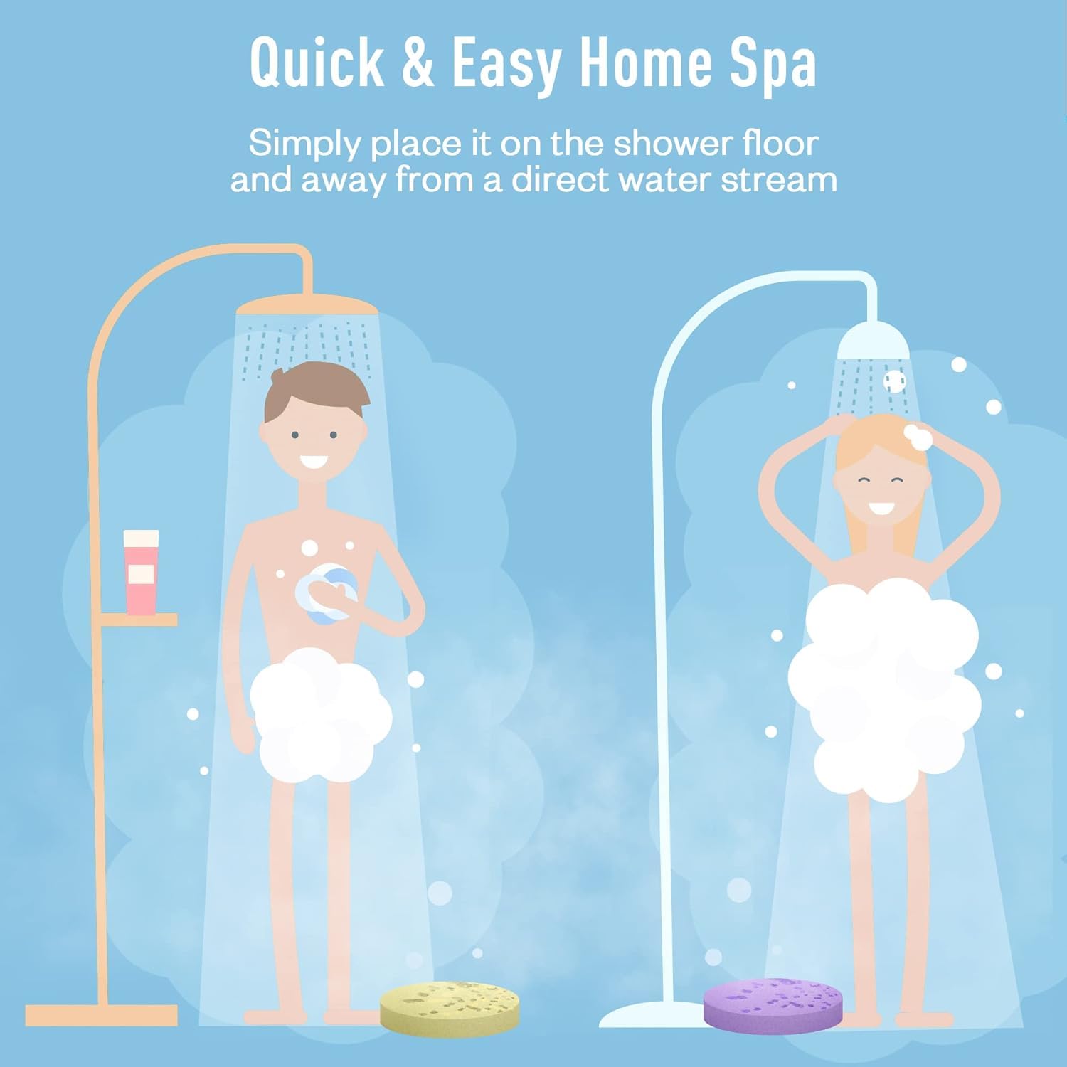 Nododugs rose shower steamer elevates mood with spa-like relaxation