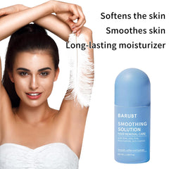 NOEEWUPO gentle-formula-closeup highlights daily-use across underarms, legs and bikini