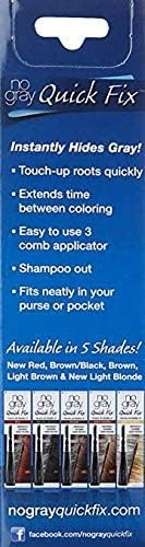 No Gray Quick Fix dries fast for immediate styling.