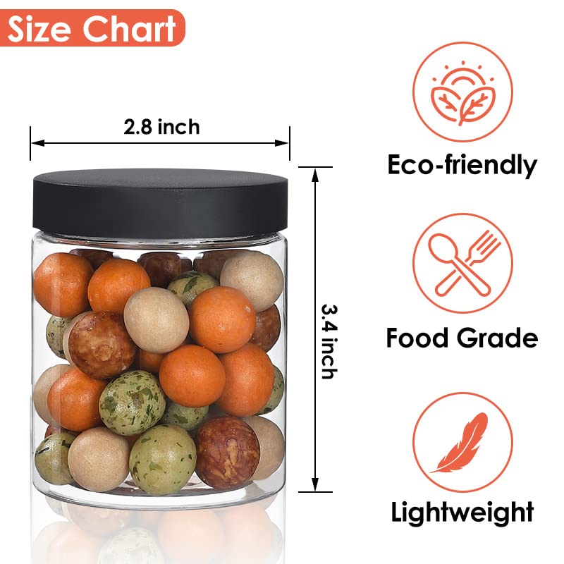 NOIRUC-CZ transparent jar inside view highlights easy content recognition.