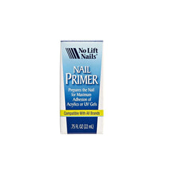 No Lift Nails Primer bottle close-up shows gel prep adhesion.