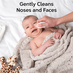 Nolla wipes sheets closeup showing soft texture for delicate baby skin care