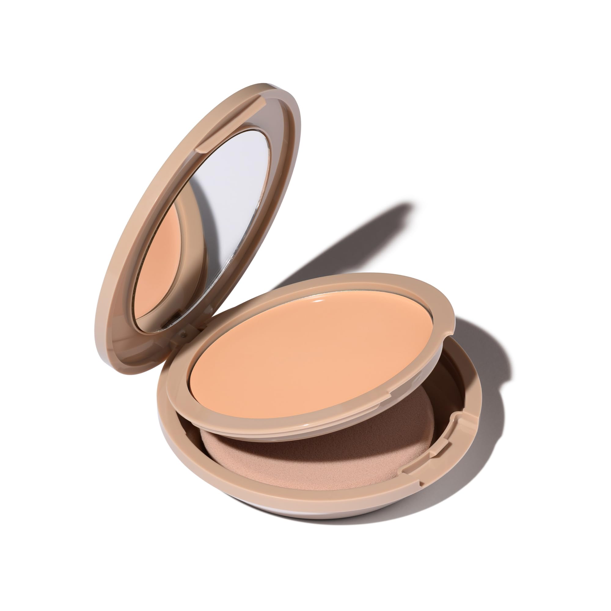 No Makeup Makeup foundation bottle close-up highlights porcelain shade with pink undertones for balanced skin.