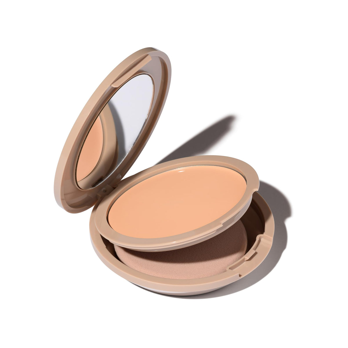 No Makeup Makeup foundation bottle close-up highlights porcelain shade with pink undertones for balanced skin.