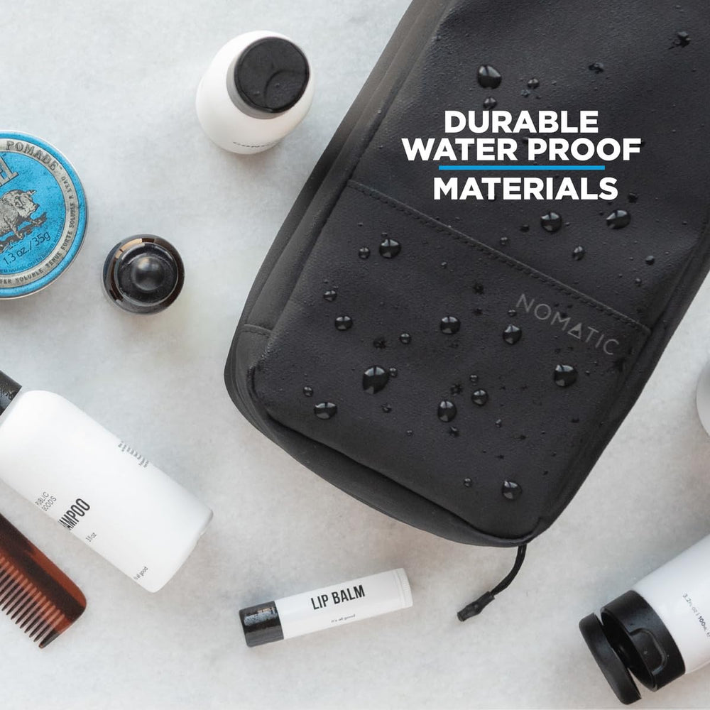 NOMATIC Toiletry Bag helps maximize carry-on space with organized pockets.