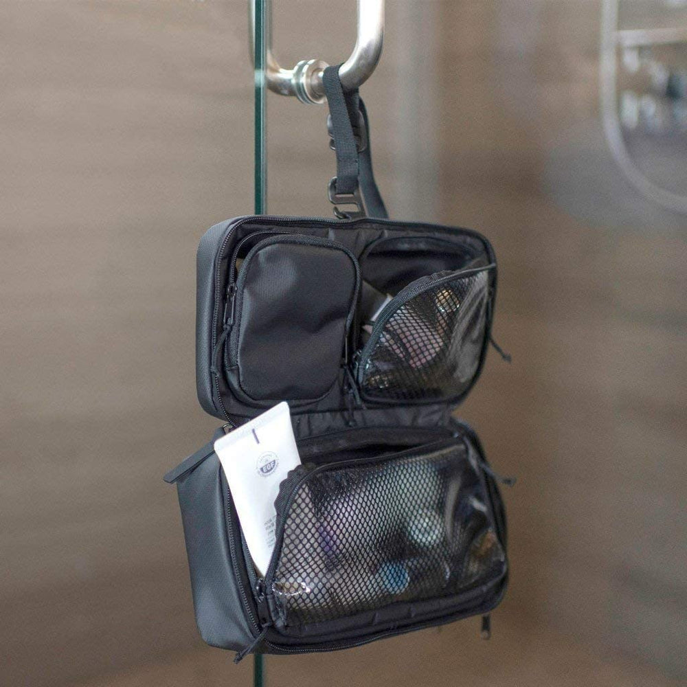 NOMATIC Toiletry Bag doubles as makeup bag for trips.