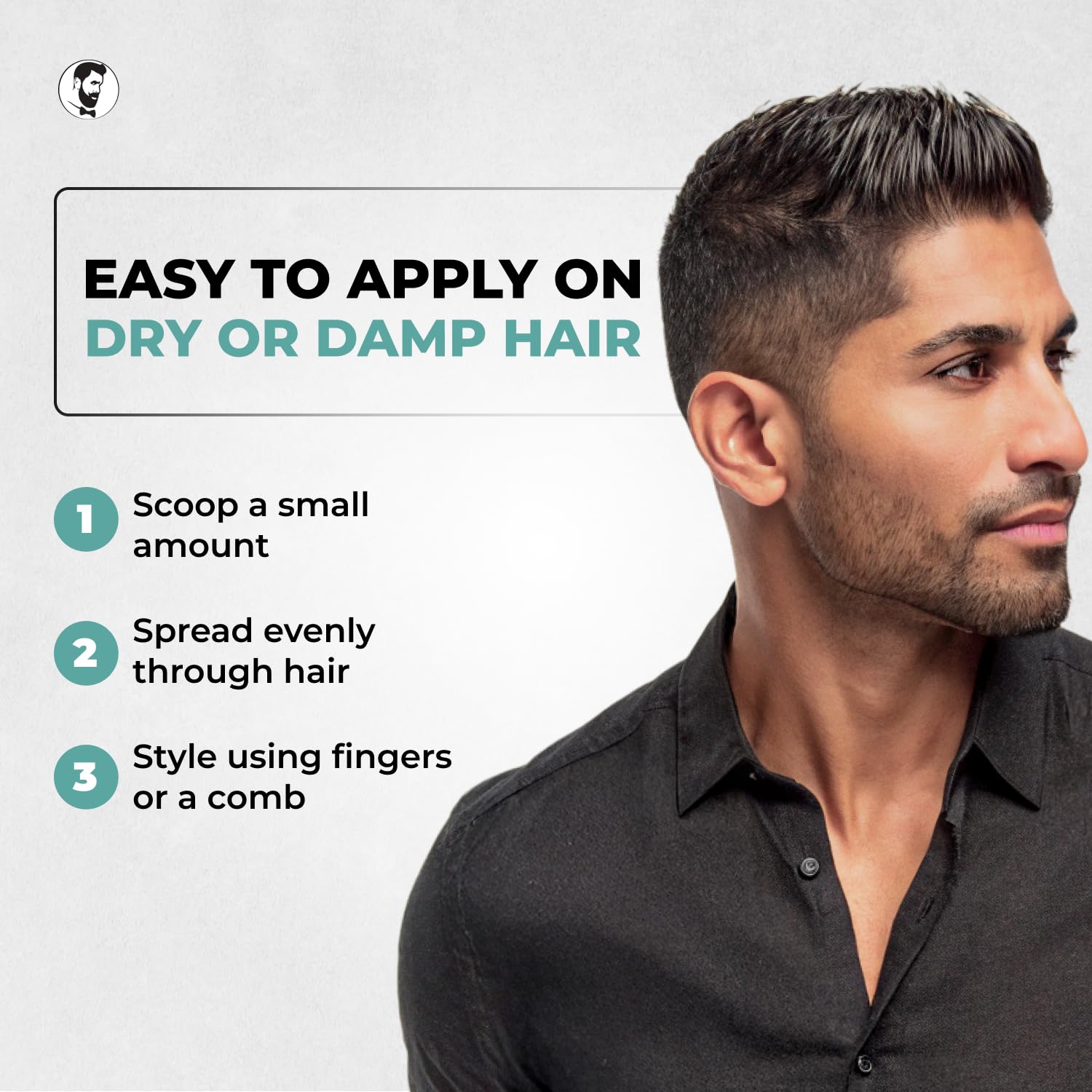 Non-flaking formula closeup demonstrates easy rinsing and renewed shine.